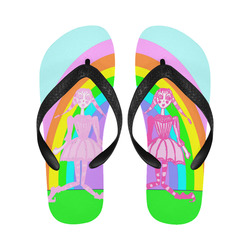 dancydollsyflipflops Flip Flops for Men/Women (Model 040)