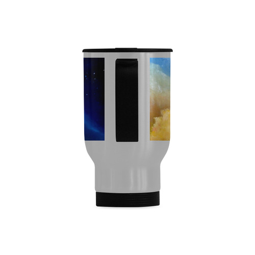 Cosmic Illumination Travel Mug (Silver) (14 Oz)