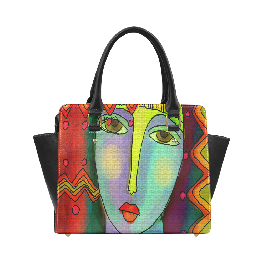 Original Abstract Art Shoulder Bag Handbag Purse Classic Shoulder ...