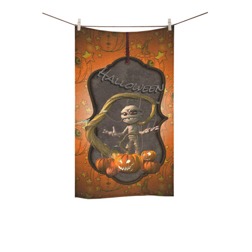 Halloween, funny mummy Custom Towel 16"x28"