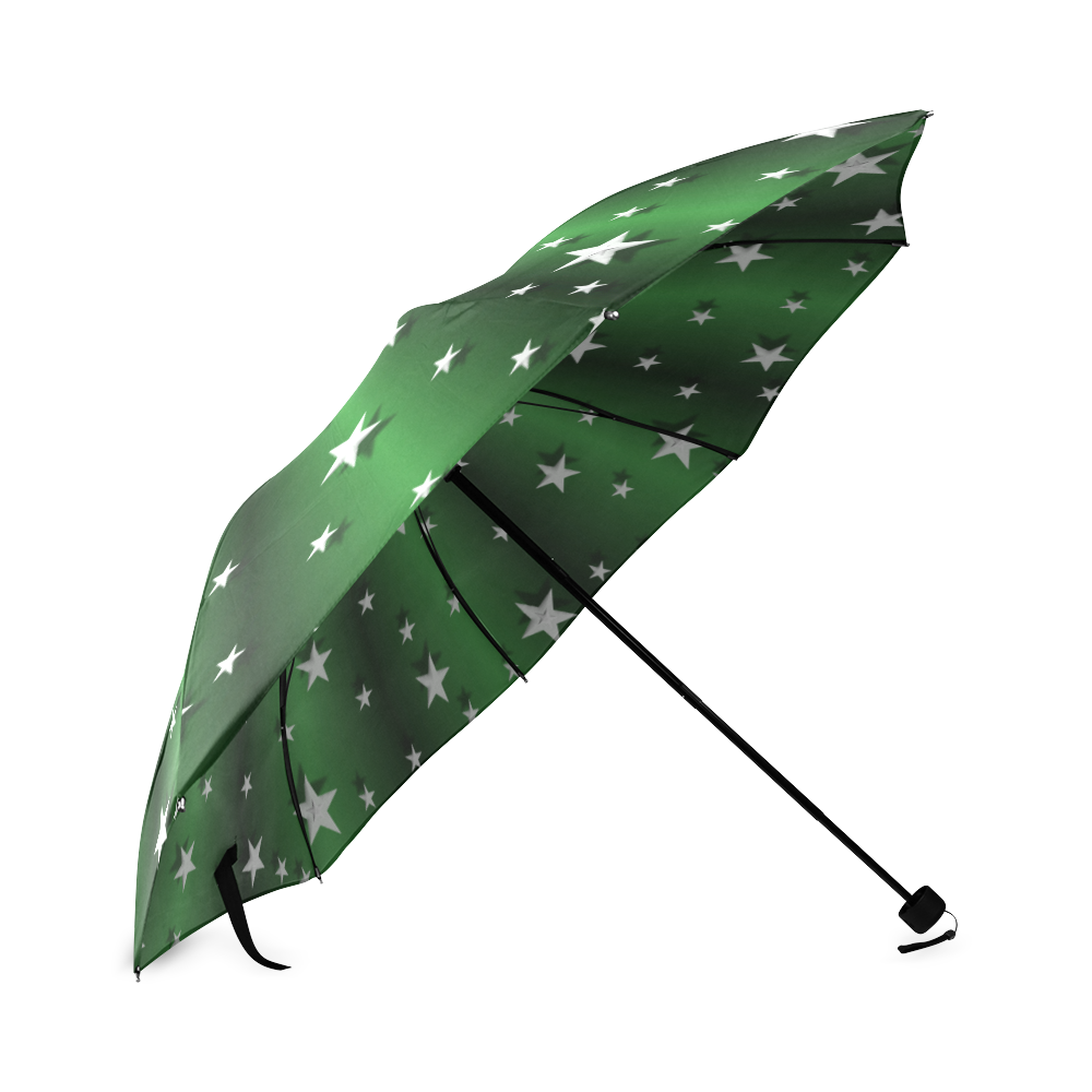 Emerald Green Stargazer Foldable Umbrella (Model U01)