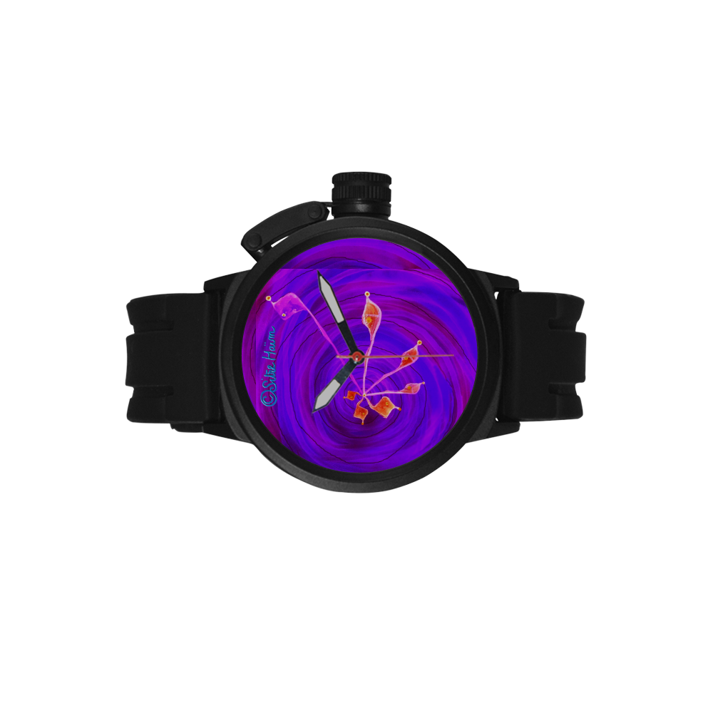 Renewal Sitre haim energetic shield hot violet Men's Sports Watch(Model 309)