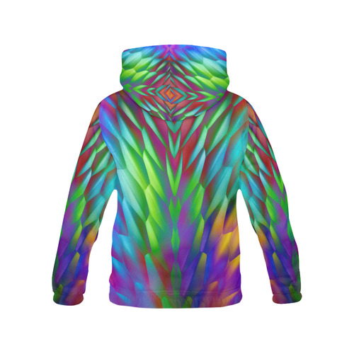 steel petals All Over Print Hoodie for Women (USA Size) (Model H13)