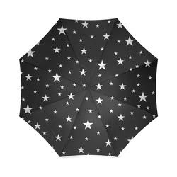 Black & White Stargazer Foldable Umbrella (Model U01)