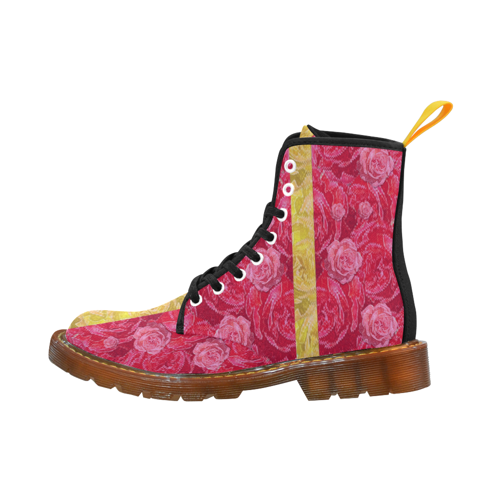 Rose and roses and another rose Martin Boots For Men Model 1203H