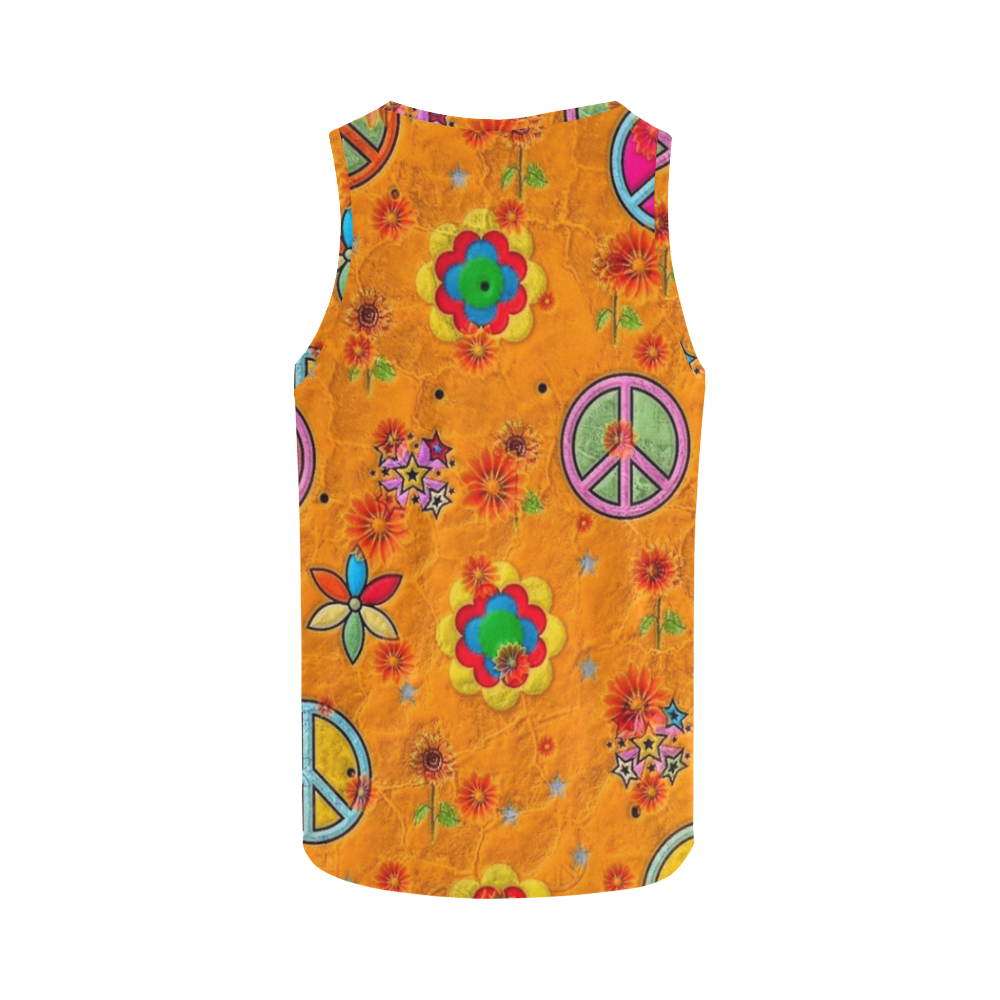 I like the 70´s by Popart Lover All Over Print Tank Top for Women (Model T43)