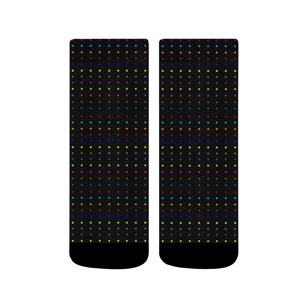 Dots & Colors Modern, Colorful pattern design Quarter Socks