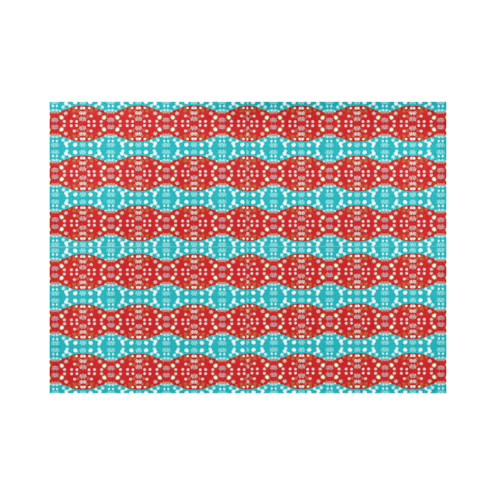Christmas snowflakes all around Placemat 14’’ x 19’’ (Set of 6)