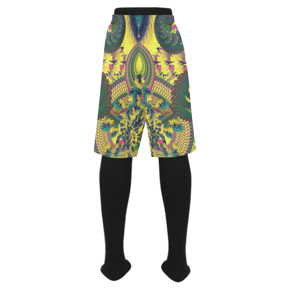 Dragon Tails and Fire Crackers Men's Swim Trunk (Model L21)