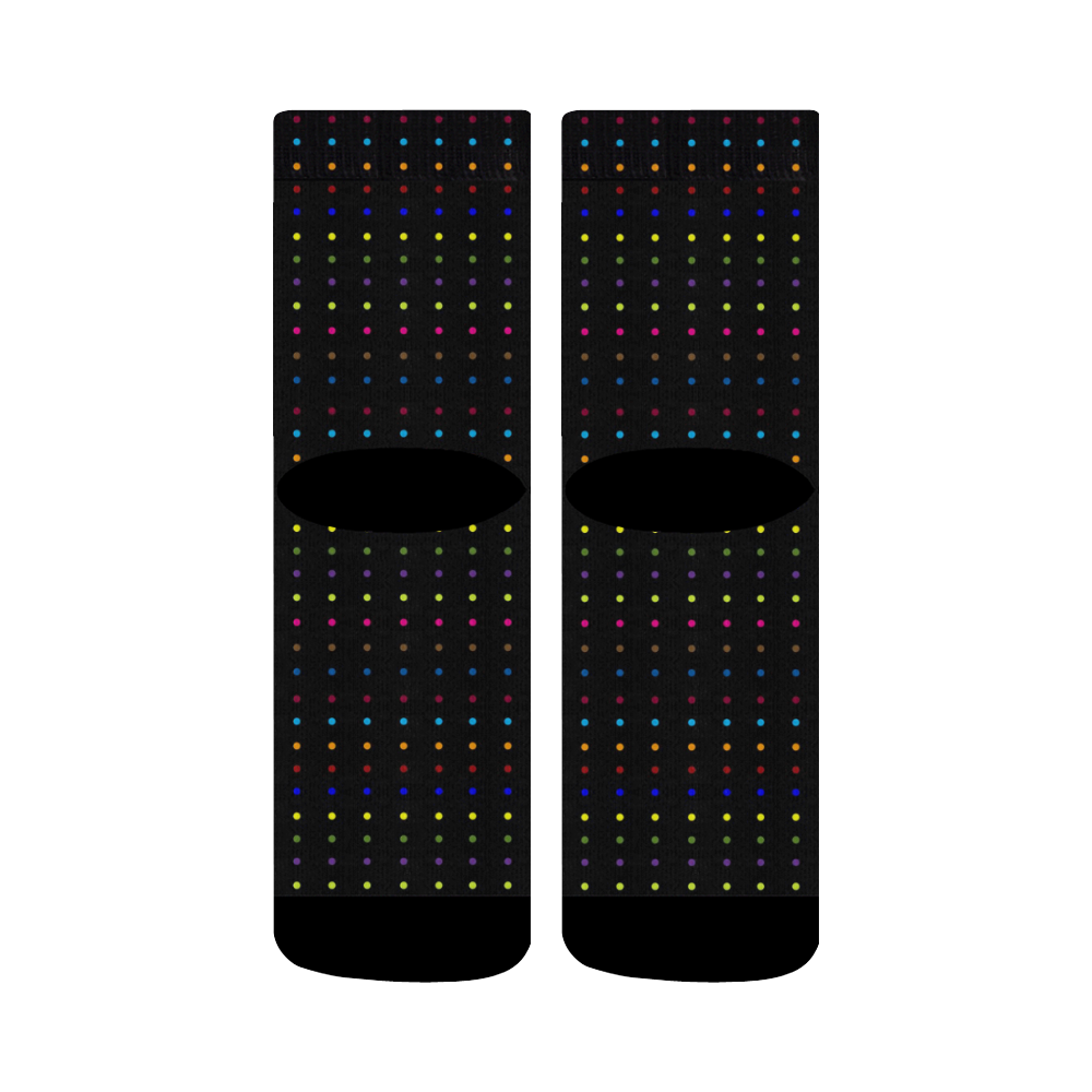 Dots & Colors Modern, Colorful pattern design Crew Socks