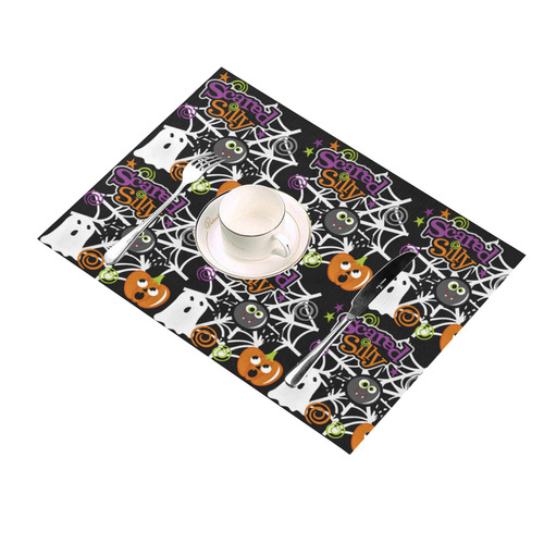 Halloween scared silly Placemat 14’’ x 19’’ (Set of 6)