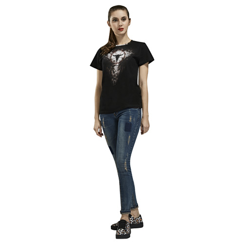 dreamcatcher - pentagram All Over Print T-Shirt for Women (USA Size) (Model T40)