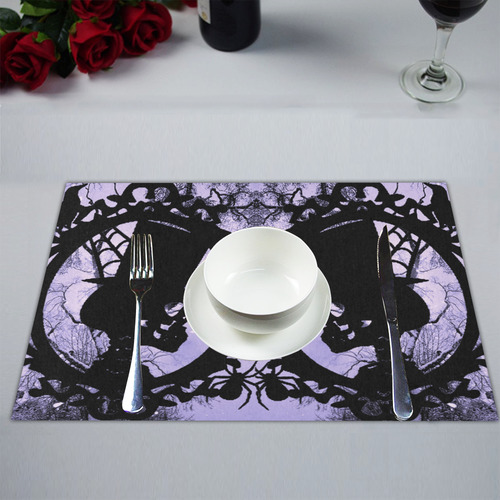 spooksville-forest - Halloween Placemat 14’’ x 19’’ (Set of 6)