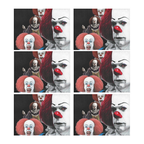 Evil Clown - Halloween Placemat 14’’ x 19’’ (Set of 6)