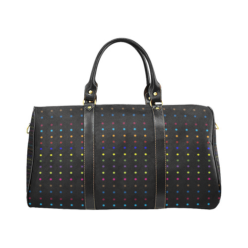 Dots & Colors Modern, Colorful pattern design New Waterproof Travel Bag/Small (Model 1639)