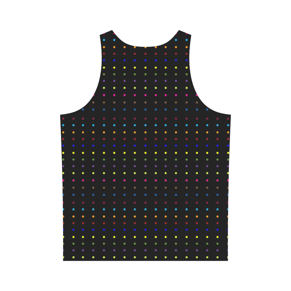 Dots & Colors Modern, Colorful pattern design All Over Print Tank Top for Men (Model T43)