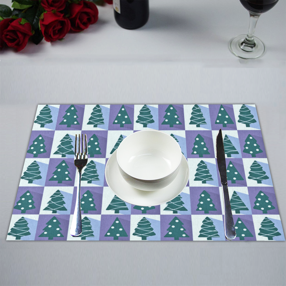 Christmas in Blue Placemat 14’’ x 19’’ (Set of 6)