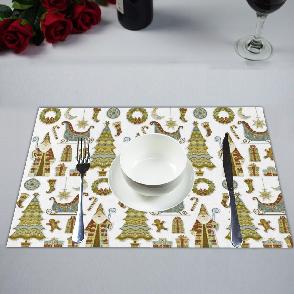 A very Vintage Christmas Placemat 14’’ x 19’’ (Set of 6)