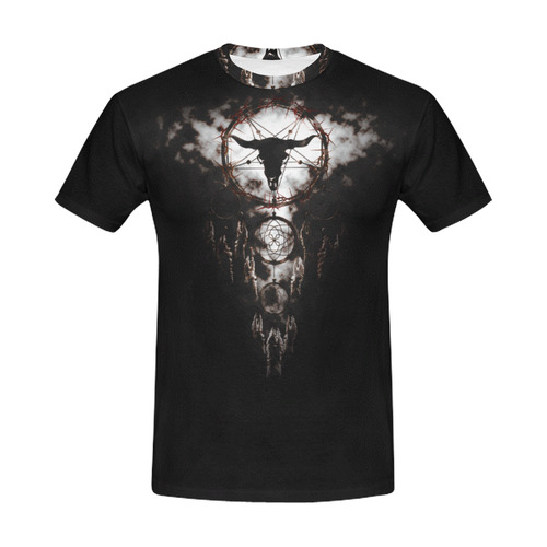dreamcatcher - pentagram All Over Print T-Shirt for Men (USA Size) (Model T40)