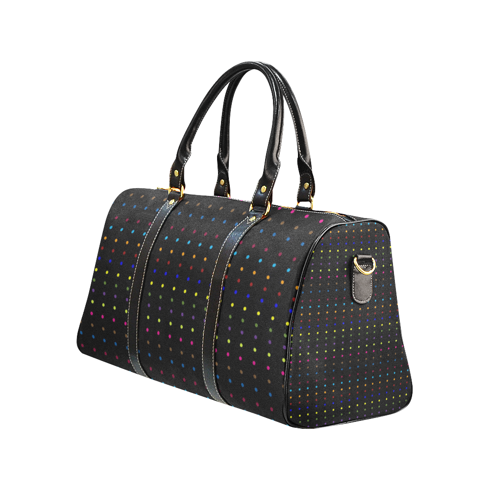 Dots & Colors Modern, Colorful pattern design New Waterproof Travel Bag/Small (Model 1639)
