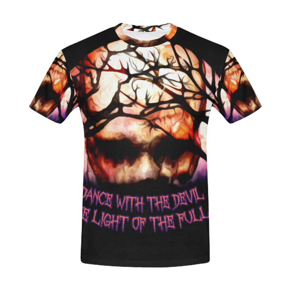 Dance with the devil moon All Over Print T-Shirt for Men (USA Size) (Model T40)