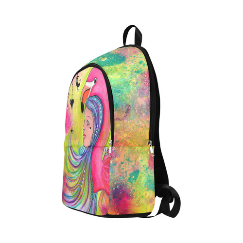 Flamingo Rising Fabric Backpack for Adult (Model 1659)