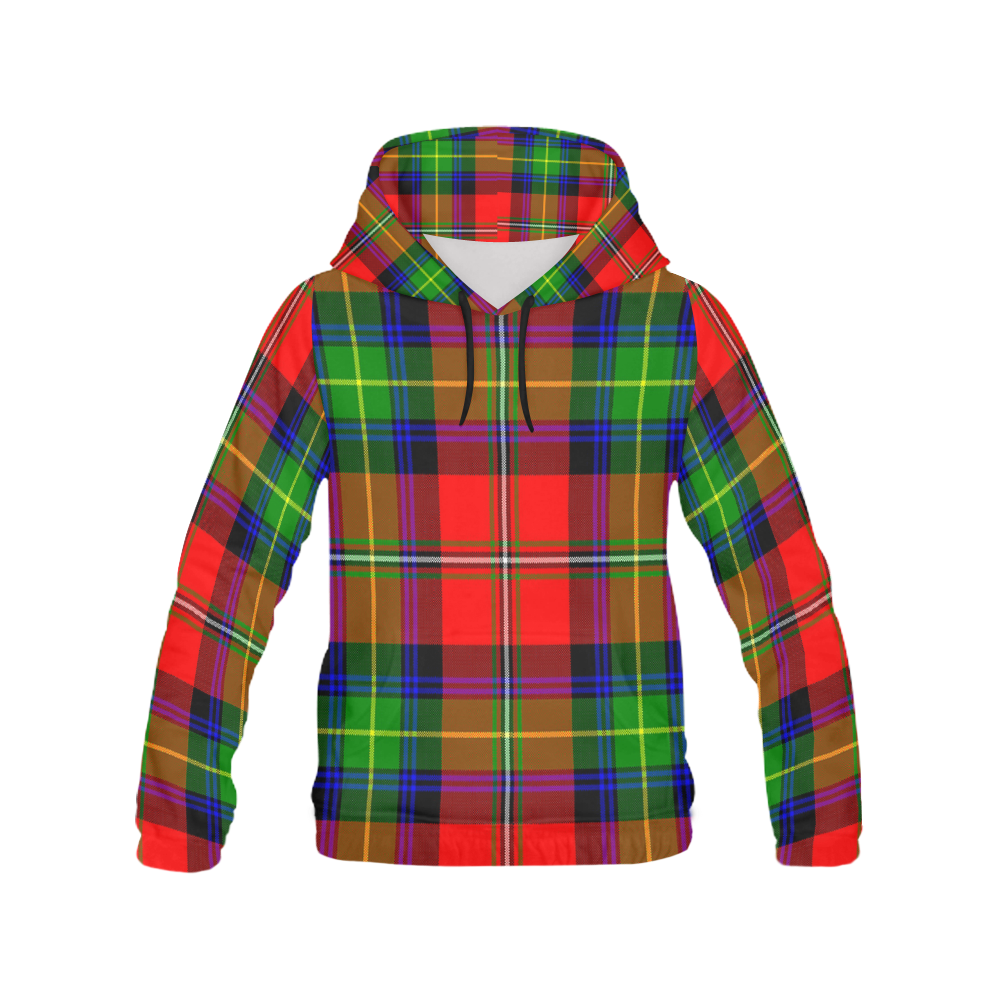 BOYD TARTAN All Over Print Hoodie for Women (USA Size) (Model H13)