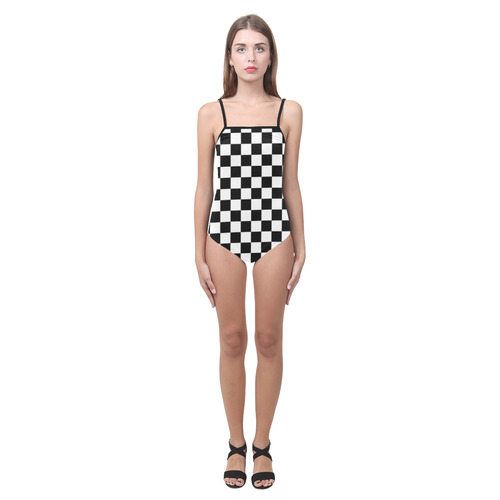checkerswimwear Strap Swimsuit ( Model S05)