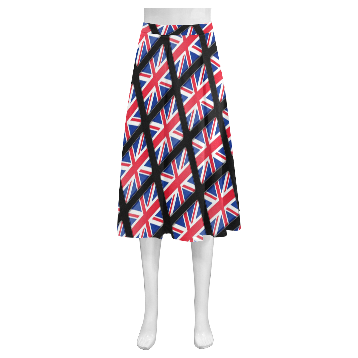 GREAT BRITAIN 2 Mnemosyne Women's Crepe Skirt (Model D16)