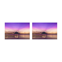 Purple Sunset - Placemat Placemat 12’’ x 18’’ (Set of 2)