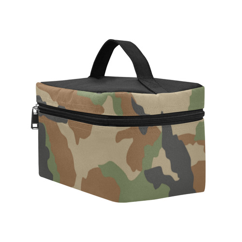 woodland camouflage pattern lunch bag Lunch Bag/Large (Model 1658)