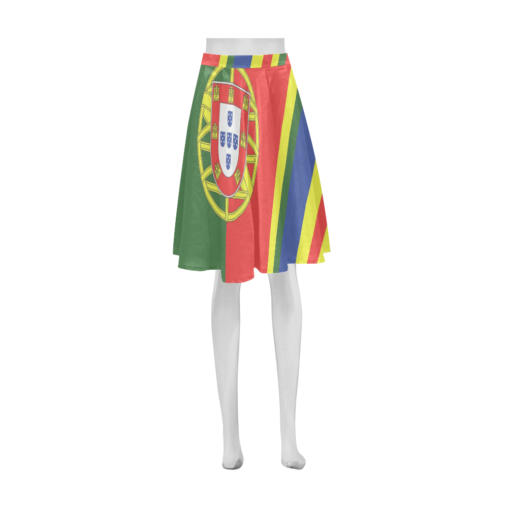 PORTUGAL  ABSTRACT Athena Women's Short Skirt (Model D15)