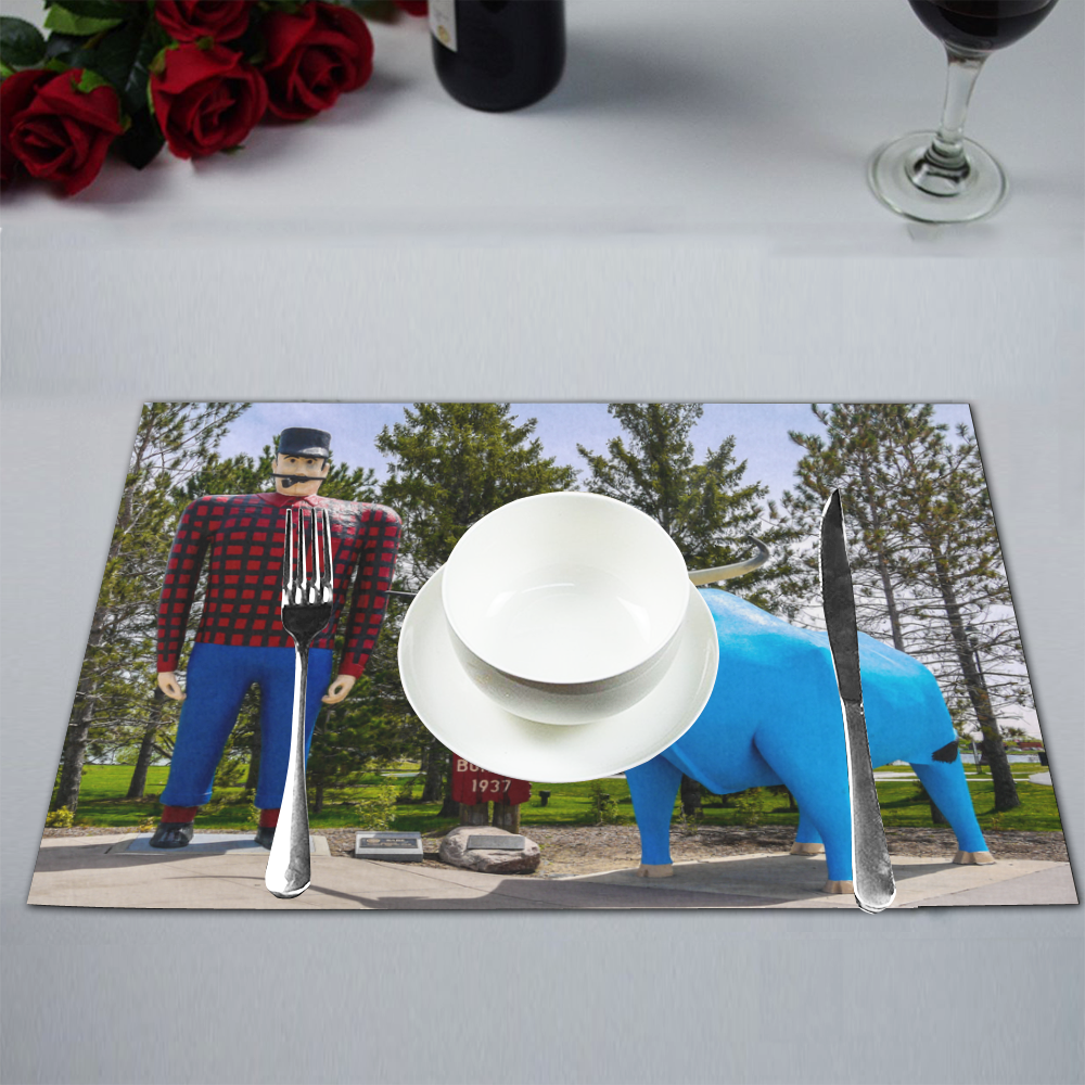 Paul & Babe - Placemat Placemat 12’’ x 18’’ (Set of 2)
