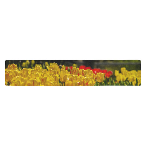 Tulips 3 - Table Runner Table Runner 14x72 inch