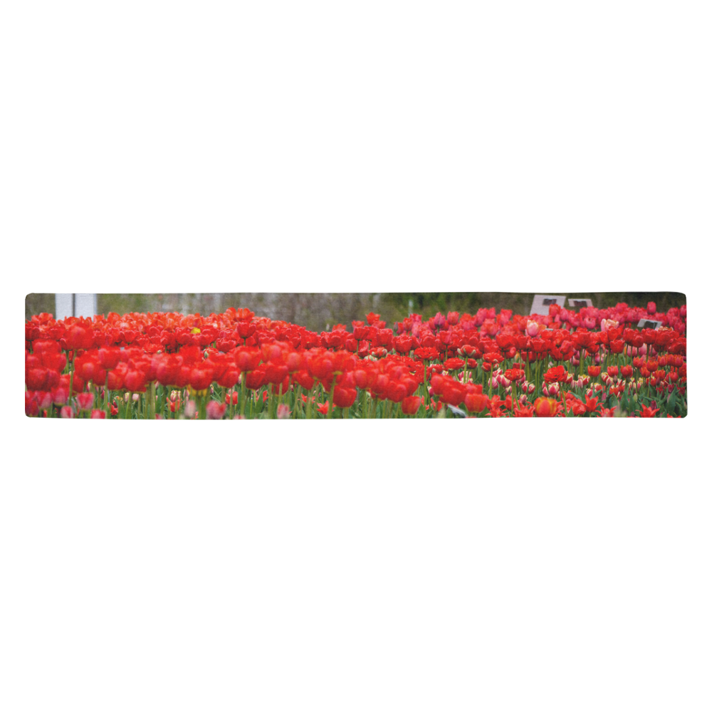 Tulips 1 - Table Runner Table Runner 14x72 inch