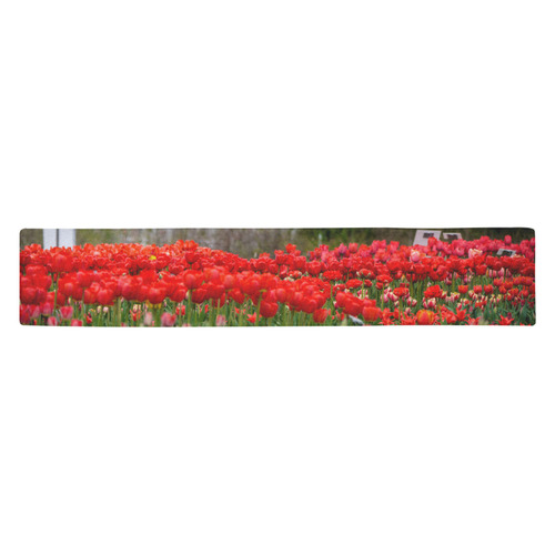 Tulips 1 - Table Runner Table Runner 14x72 inch