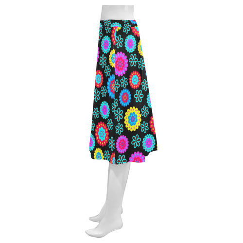 37 Mnemosyne Women's Crepe Skirt (Model D16)