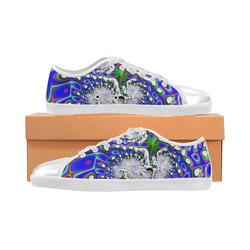 fractal fantasy 717C by JamColors Canvas Shoes for Women/Large Size (Model 016)