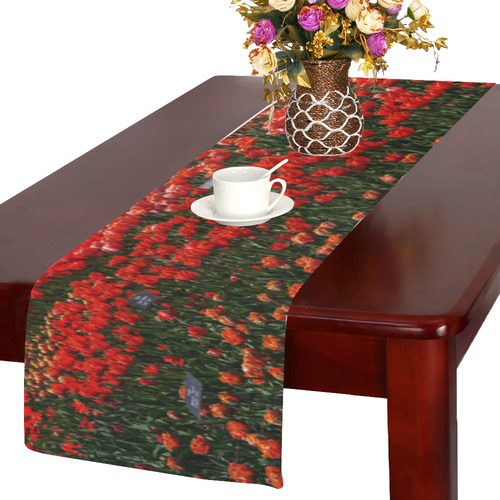 Tulips 2 - Table Runner Table Runner 14x72 inch