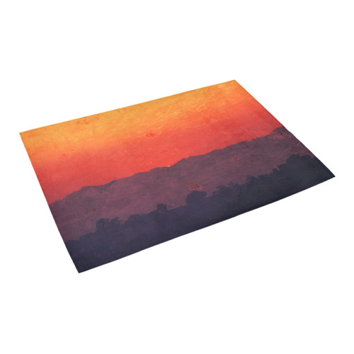 Five Shades of Sunset Azalea Doormat 24" x 16" (Sponge Material)