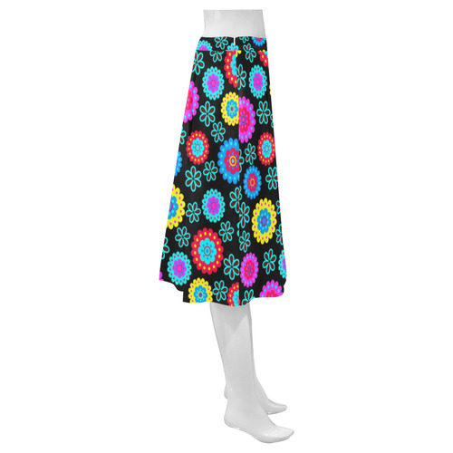37 Mnemosyne Women's Crepe Skirt (Model D16)