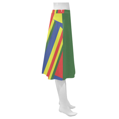 PORTUGAL  ABSTRACT Mnemosyne Women's Crepe Skirt (Model D16)