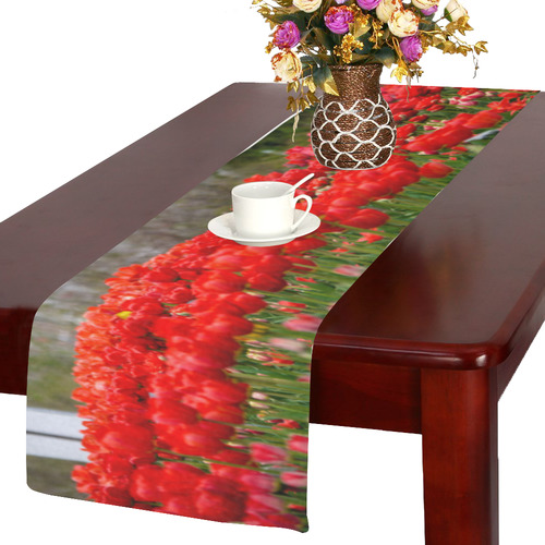 Tulips 1 - Table Runner Table Runner 14x72 inch