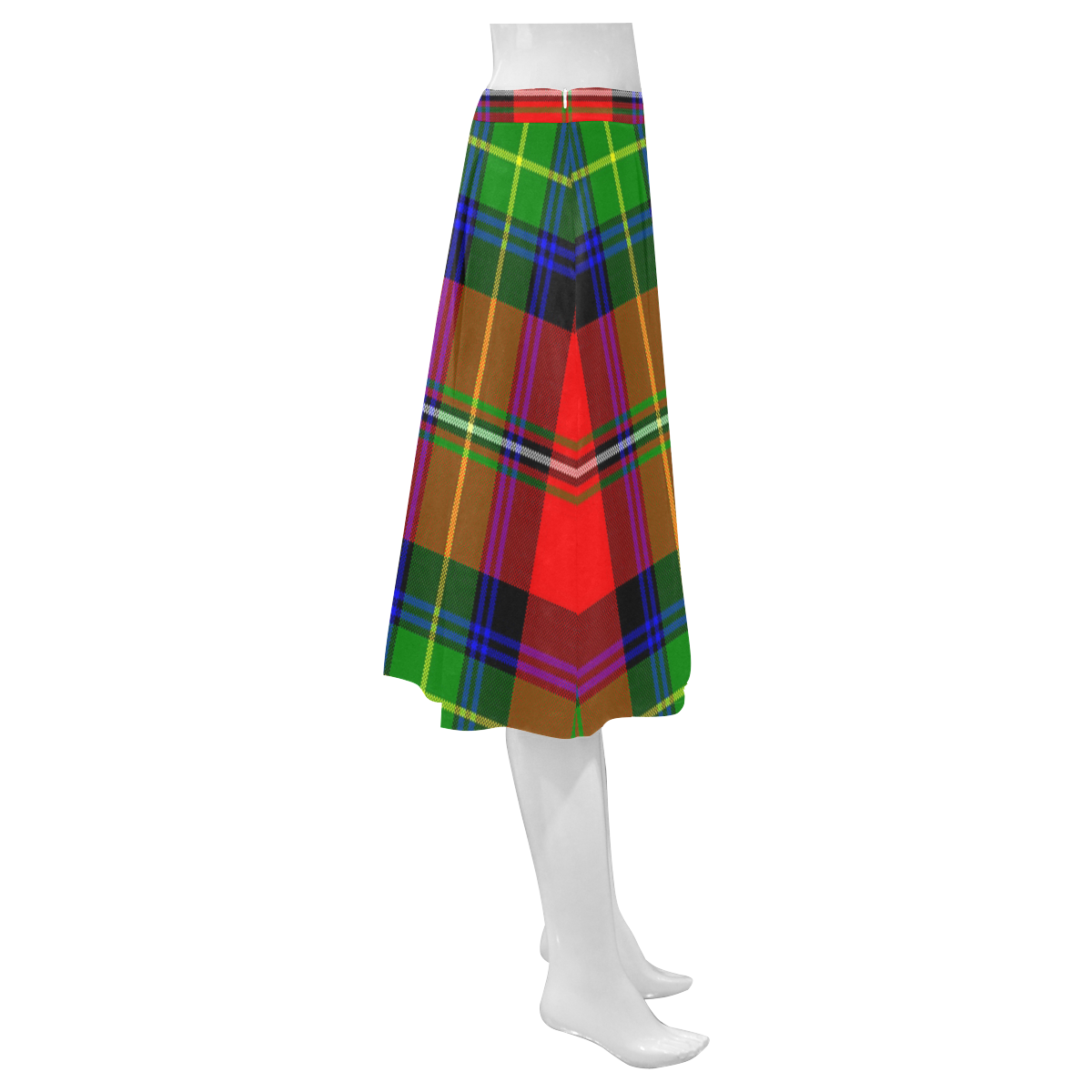 BOYD TARTAN Mnemosyne Women's Crepe Skirt (Model D16)