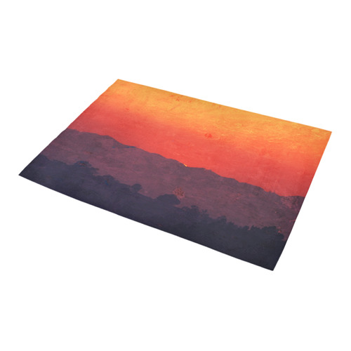 Five Shades of Sunset Azalea Doormat 24" x 16" (Sponge Material)