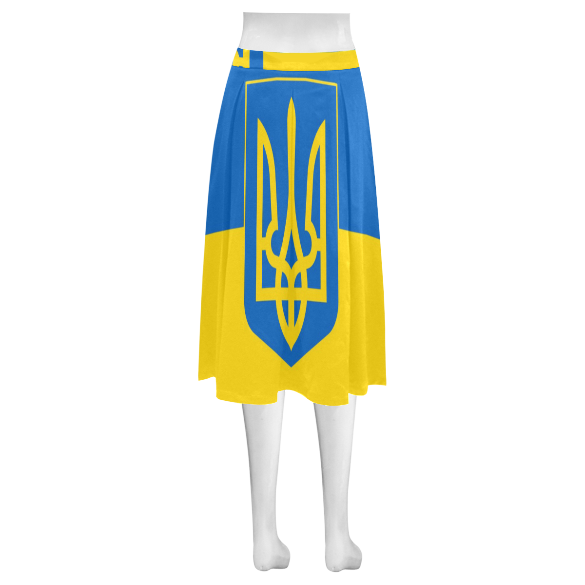 UKRAINE Mnemosyne Women's Crepe Skirt (Model D16)