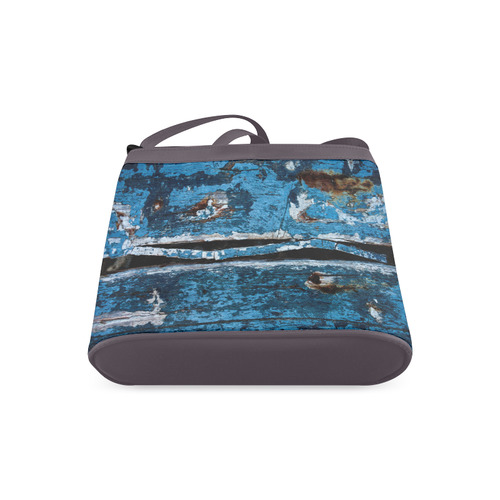 Blue painted wood Crossbody Bags (Model 1613)