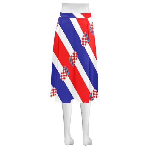 CROATIA Mnemosyne Women's Crepe Skirt (Model D16)