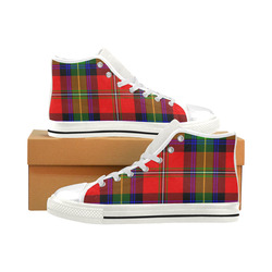 BOYD TARTAN Men’s Classic High Top Canvas Shoes (Model 017)