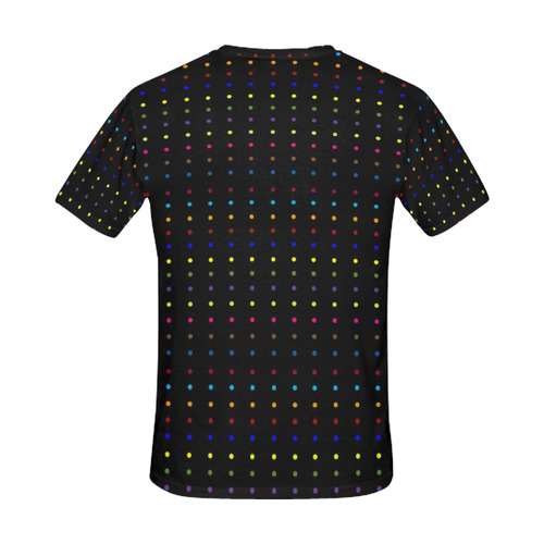 Dots & Colors Modern, Colorful pattern design All Over Print T-Shirt for Men (USA Size) (Model T40)